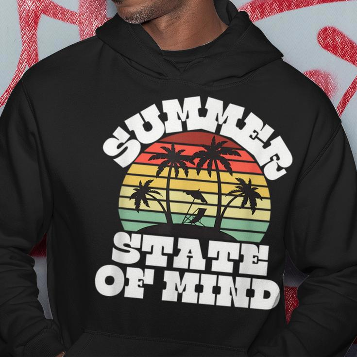Summer State Of Mind Palm Trees Beach Hoodie Unique Gifts