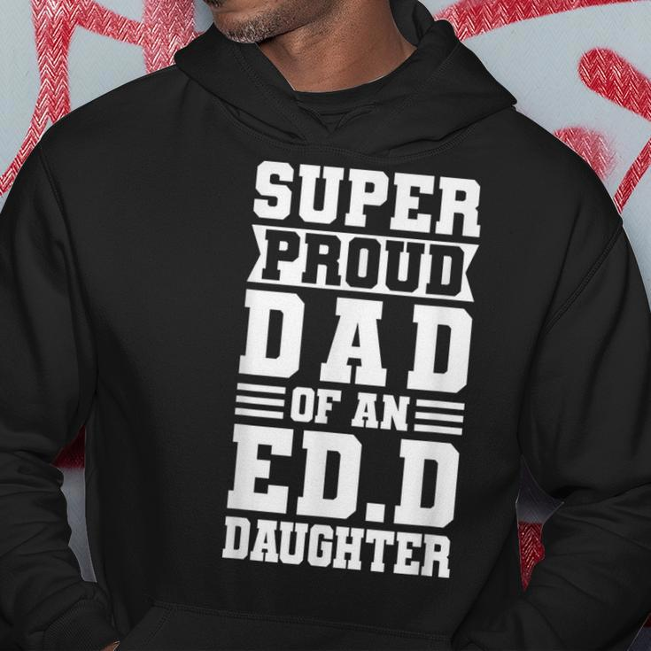 Super Proud Dad Of An Edd Daughter Fathers Dad Hoodie Funny Gifts