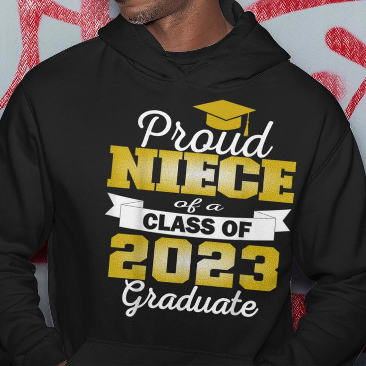Super Proud Niece Of 2023 Graduate Awesome Family College Hoodie Unique Gifts