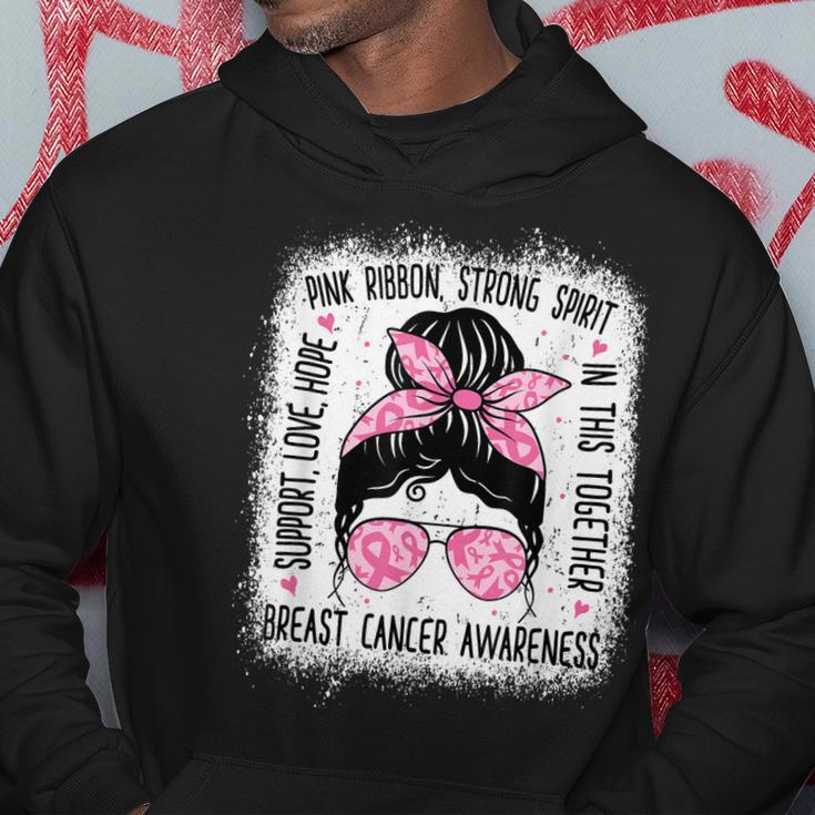 Support Fighter Survivor Warrior Breast Cancer Awareness Hoodie Unique Gifts