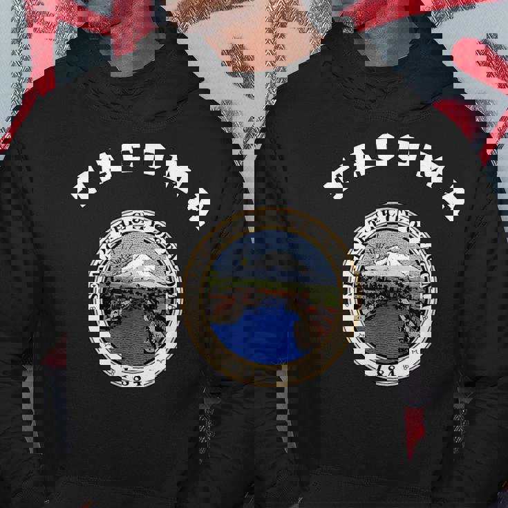 Tacoma Coat Of Arms Flag Pride National Gift Souvenir Hoodie Unique Gifts