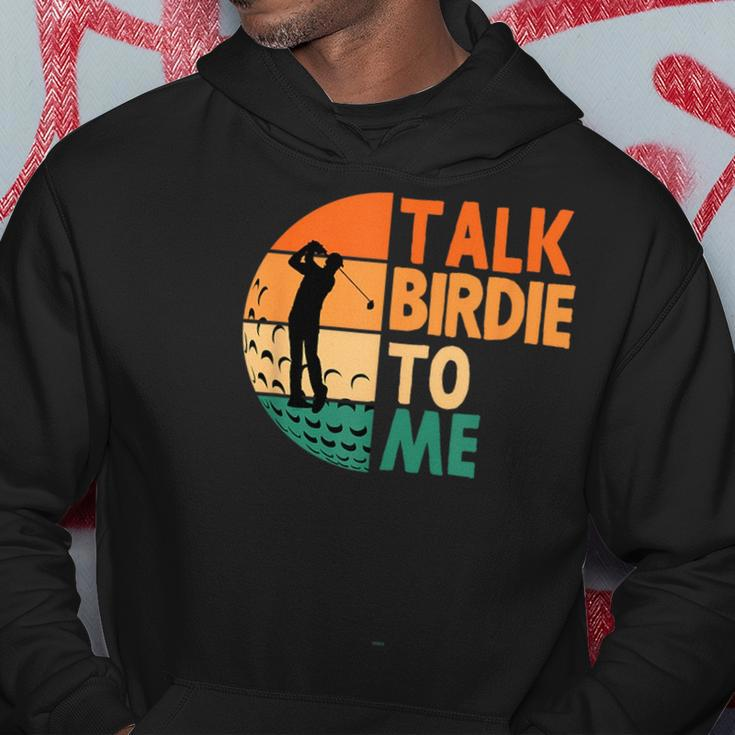 Talk Birdie To Me Golf Golfing Golfer Funny Player Hoodie Unique Gifts