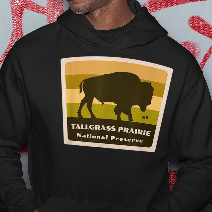 Tallgrass Prairie National Preserve Kansas Bison Herd Hoodie Unique Gifts
