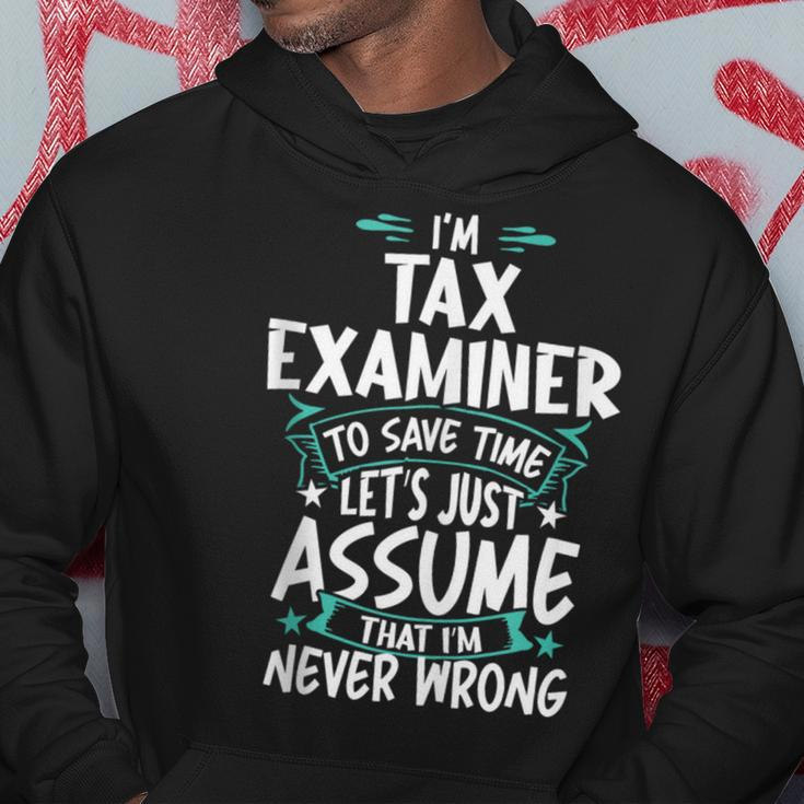 Tax Examiner Never Wrong Hoodie Unique Gifts