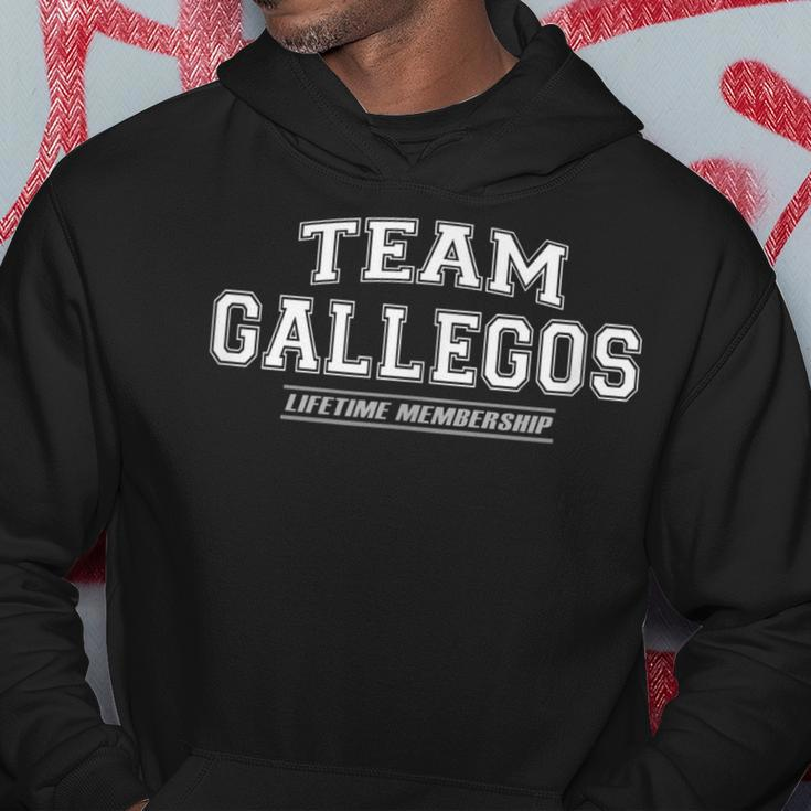 Team Gallegos | Proud Family Surname Last Name Gift Hoodie Unique Gifts