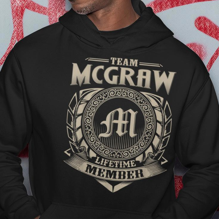 Team Mcgraw Lifetime Member Surname Mcgraw Family Vintage Hoodie Unique Gifts