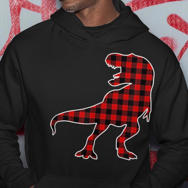 Th Dinosaur Red Buffalo Plaid Costume Dinosaur Lover Gift Gifts For Buffalo Lovers Funny Gifts Hoodie Unique Gifts