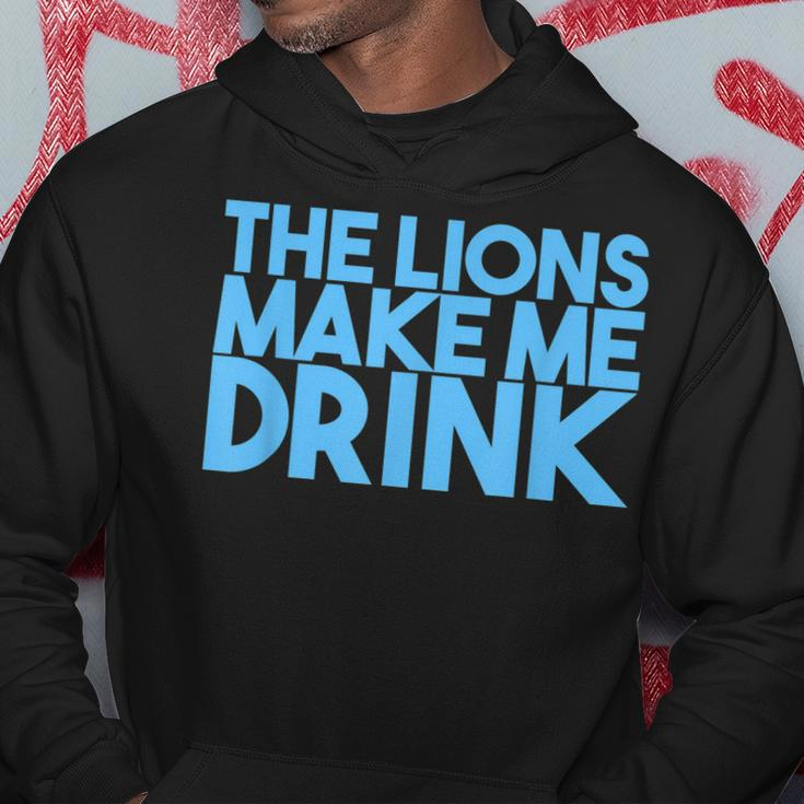 The Lions Make Me Drink Men Hoodie Unique Gifts