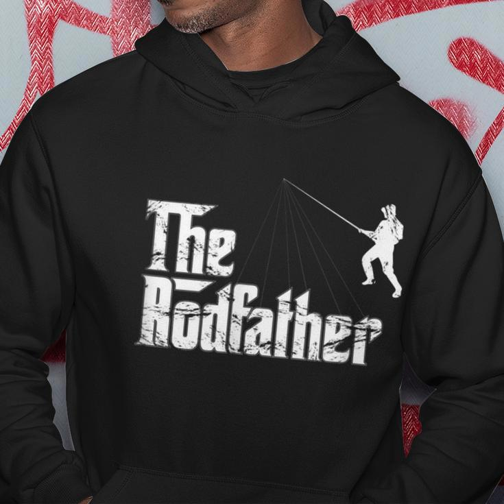 The Rodfather For The Avid Angler And Fisherman Hoodie Unique Gifts