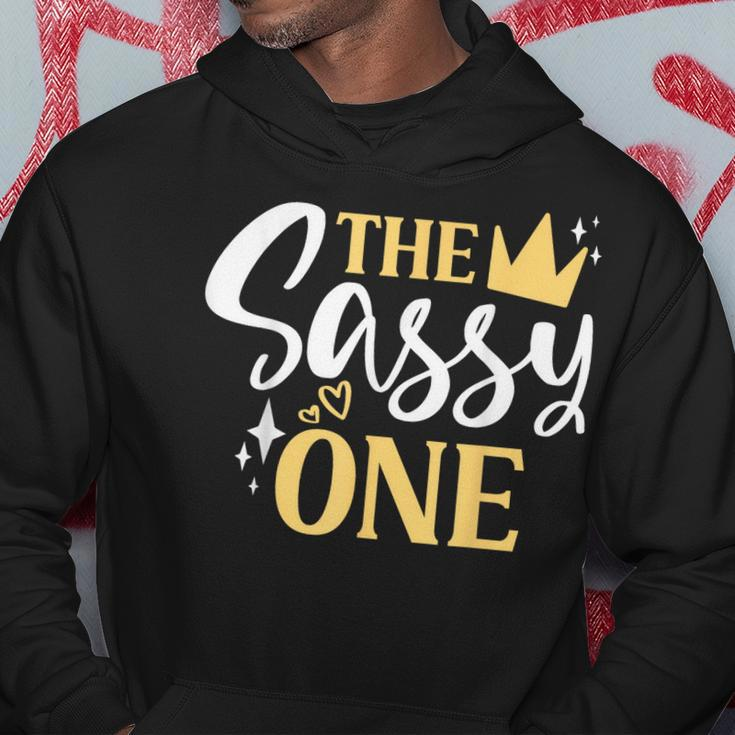 The Sassy One 1St Birthday First Girl Birthday Ns Kids Hoodie Unique Gifts