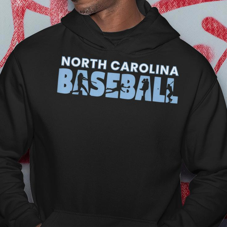 The Tarheel State Souvenir Sport Dad North Carolina Baseball Hoodie Unique Gifts