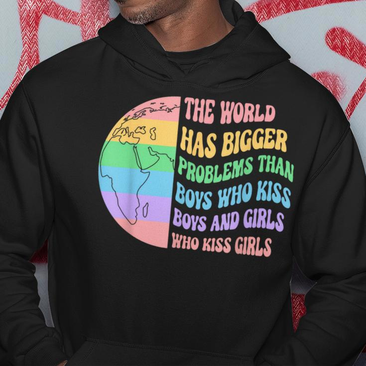 The World Has Bigger Problems Than Boys Who Kiss And Girls Hoodie Unique Gifts