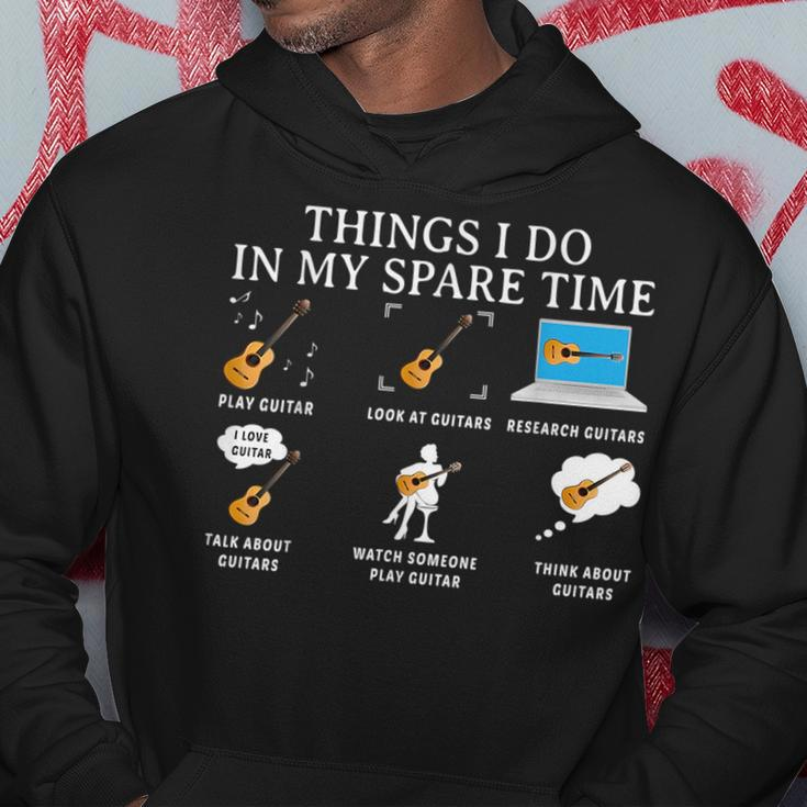 Things I Do In My Spare Time Guitar Guitar Funny Gifts Hoodie Unique Gifts