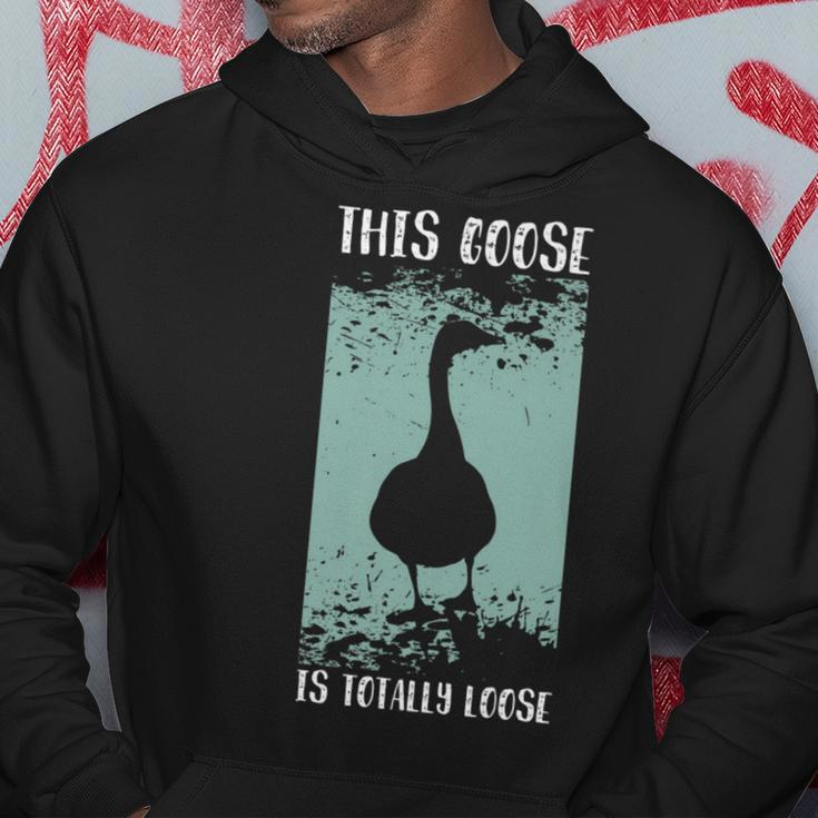 This Goose Is Totally Loose Retro Hoodie Unique Gifts