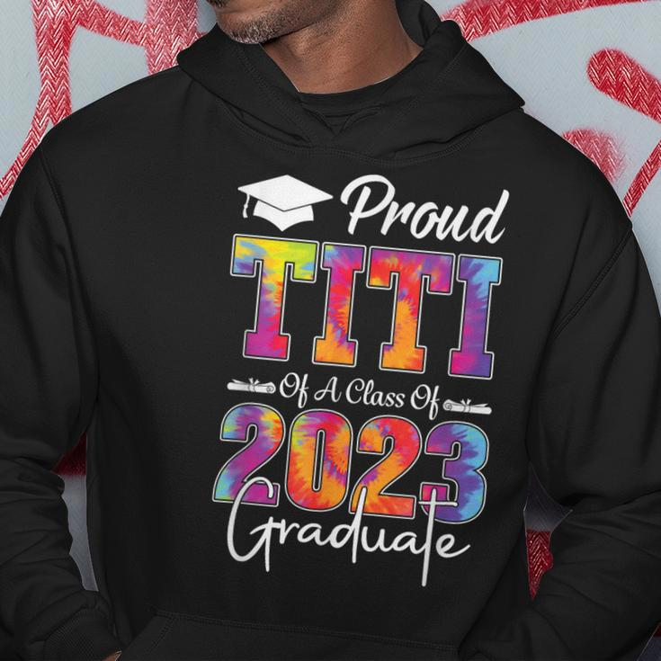Tie Dye Senior 2023 Proud Titi Of A 2023 Graduate Hoodie Unique Gifts