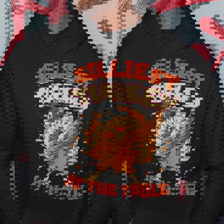 Toddler Boys Thanksgiving Children Silliest Turkey At The Table Hoodie Unique Gifts
