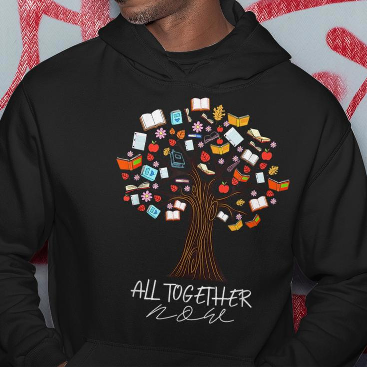 Together Now Summer Reading Program 2023 Tree Of Books Hoodie Unique Gifts
