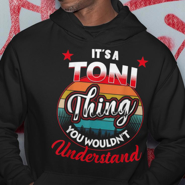 Toni Retro Name Its A Toni Thing Hoodie Unique Gifts
