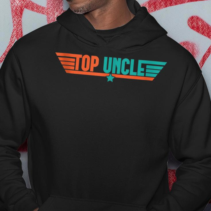 Top Uncle Worlds Best Uncle Vintage 80S 1980S Fathers Day Hoodie Unique Gifts
