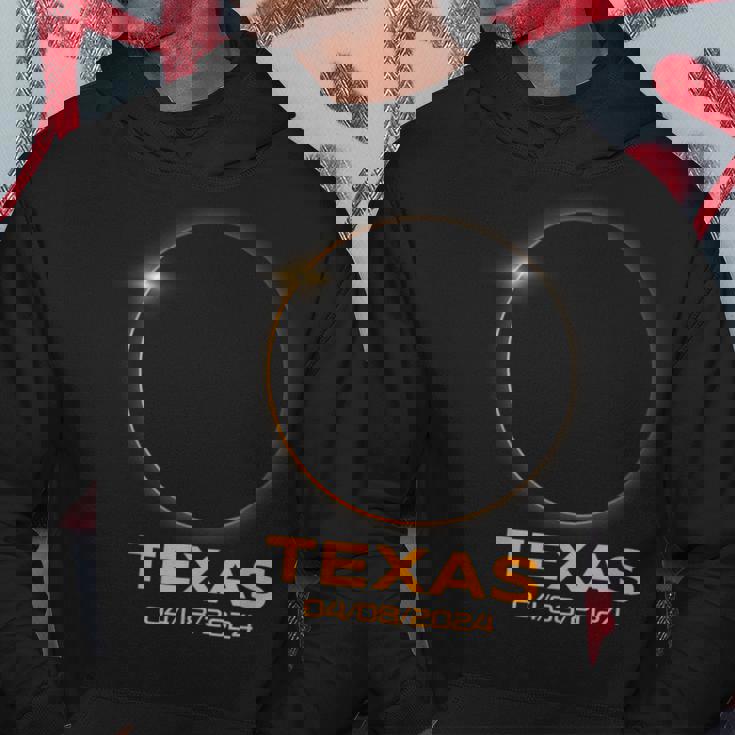 Total Solar Eclipse 2024 Totality Texas Texas Funny Designs Gifts And Merchandise Funny Gifts Hoodie Unique Gifts