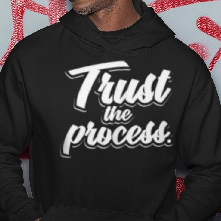 Trust The Process Motivational Quote Workout Gym Hoodie Unique Gifts