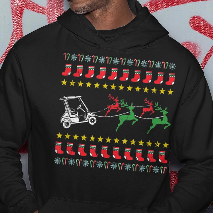 Ugly Christmas Sweater For Golfer Golf Hoodie Unique Gifts