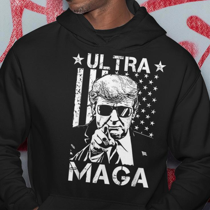 Ultra Maga Funny Great Maga King Pro Trump King Funny Gifts Hoodie Unique Gifts