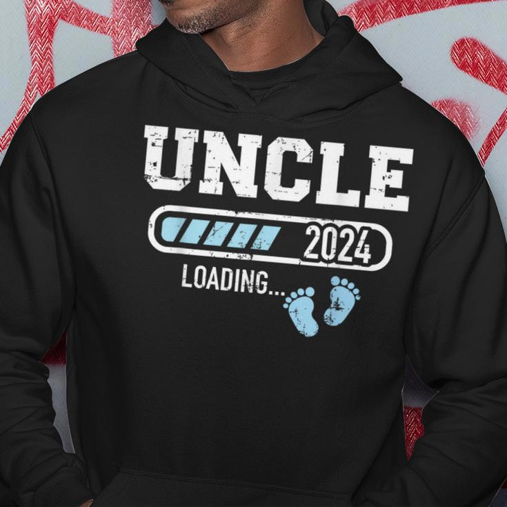 Uncle 2024 Loading For Pregnancy Announcement Hoodie Funny Gifts