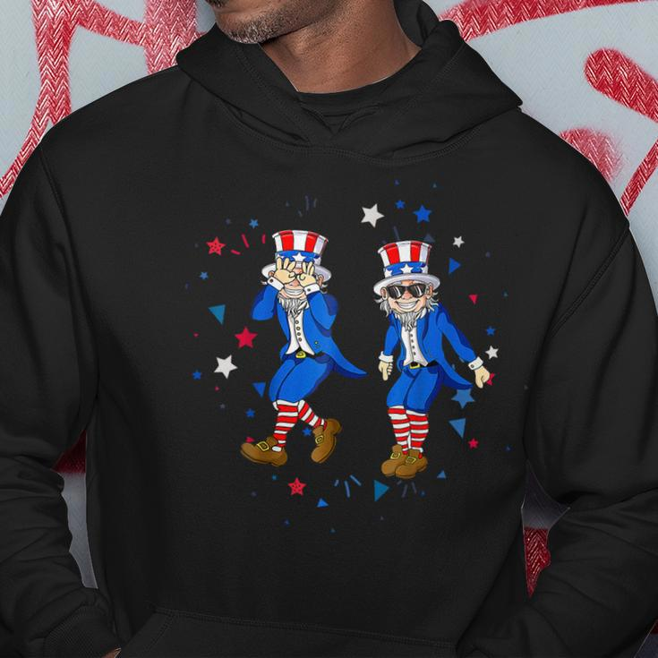 Uncle Sam Griddy 4Th Of July Fourth Funny Dance Hoodie Unique Gifts