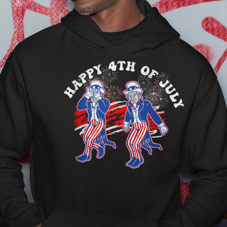 Uncle Sam Griddy Dance Happy 4Th Of July Independence Day Hoodie Unique Gifts