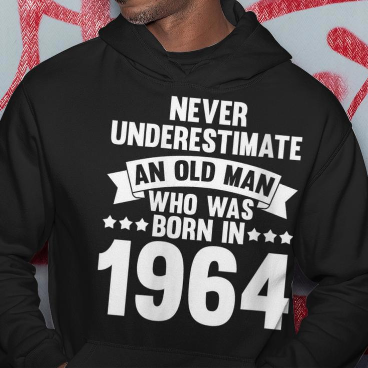 Never Underestimate Man Who Was Born In 1964 Born In 1964 Hoodie Personalized Gifts