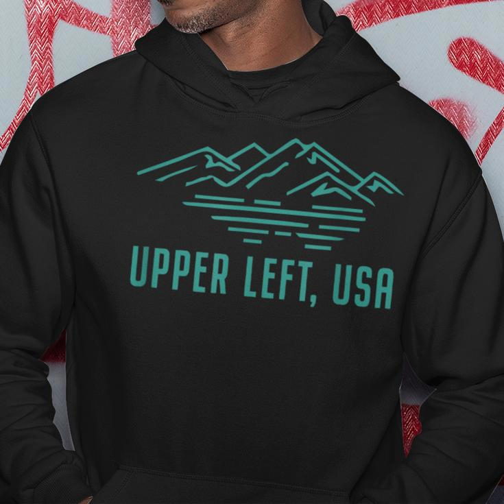 Upper Left Usa 'S And Men's Crew Neck Hoodie Unique Gifts