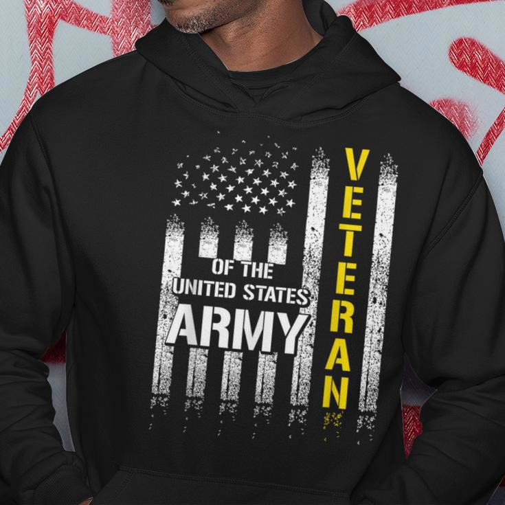 Veteran Of United States Us Army American Flag Hoodie Funny Gifts