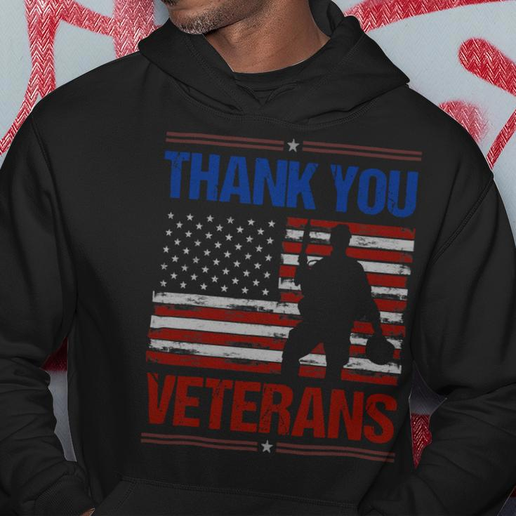 Veteran Vets Thank You Veterans Service Patriot Veteran Day American Flag 3 Veterans Hoodie Unique Gifts