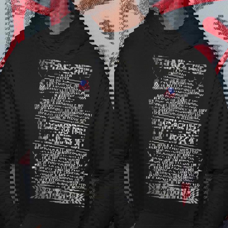 Veterans Creed Im A Veteran Proud Veterans Day Hoodie Unique Gifts