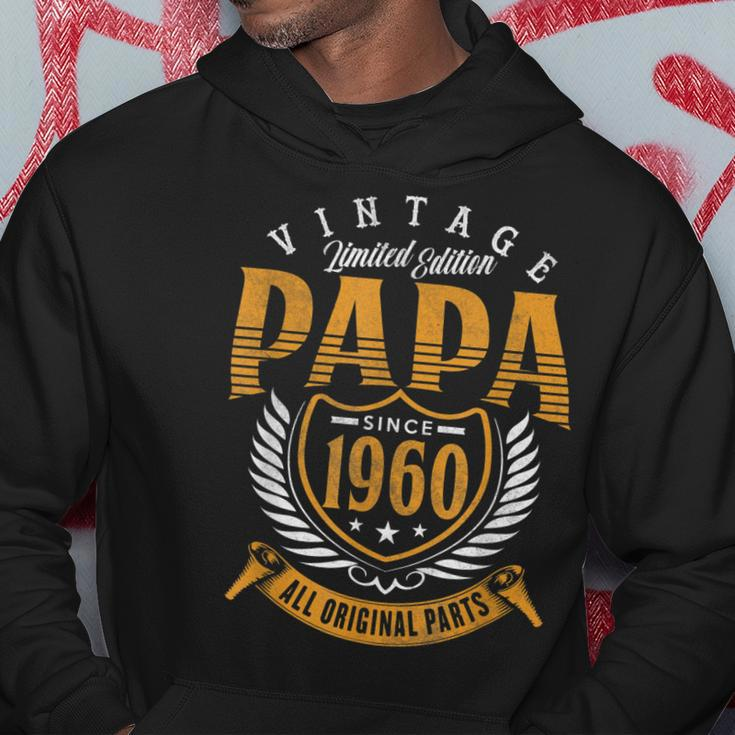 Vintage 60Th Birthday Papa Gift Since 1960 Dad Hoodie Unique Gifts