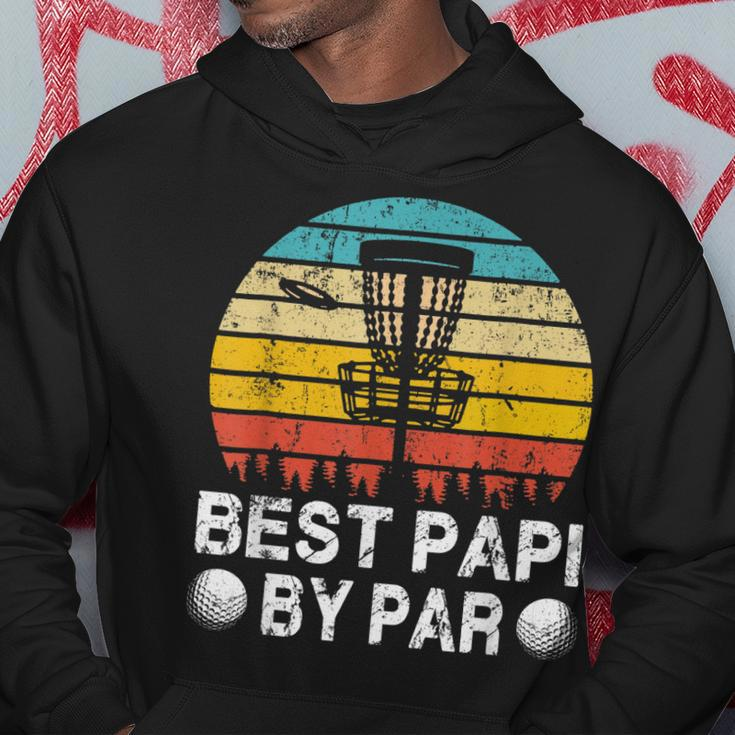 Vintage Best Papi By Par Disc Golf Golfer Fathers Day Hoodie Unique Gifts