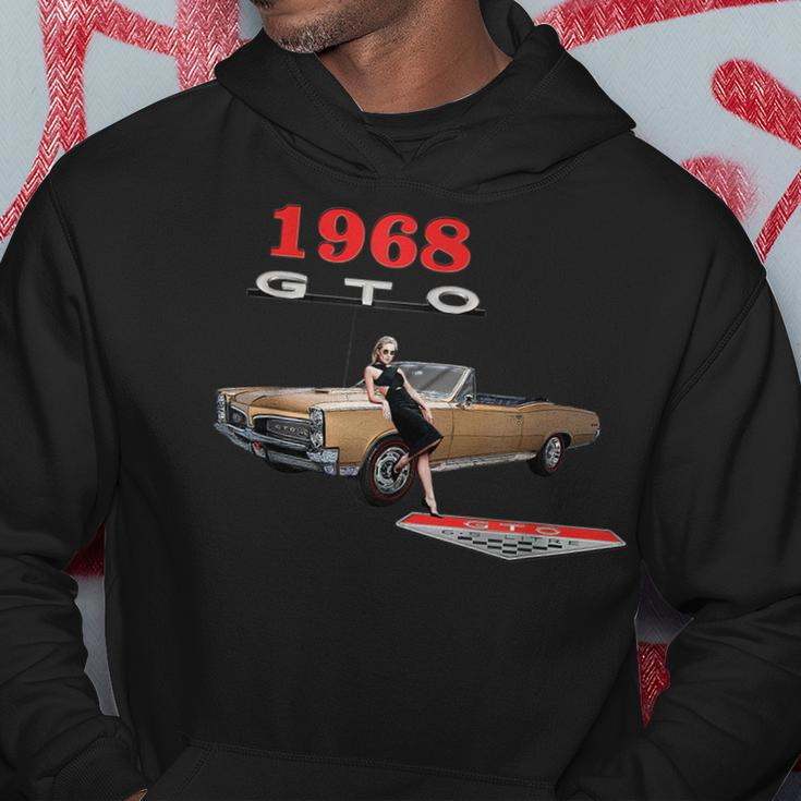 Vintage Cars Classic Cars 1960S 1968 Gto Muscle Cars Cars Funny Gifts Hoodie Unique Gifts