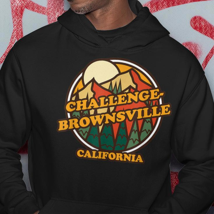 Vintage Challenge-Brownsville California Mountain Hiking Pr Hoodie Unique Gifts