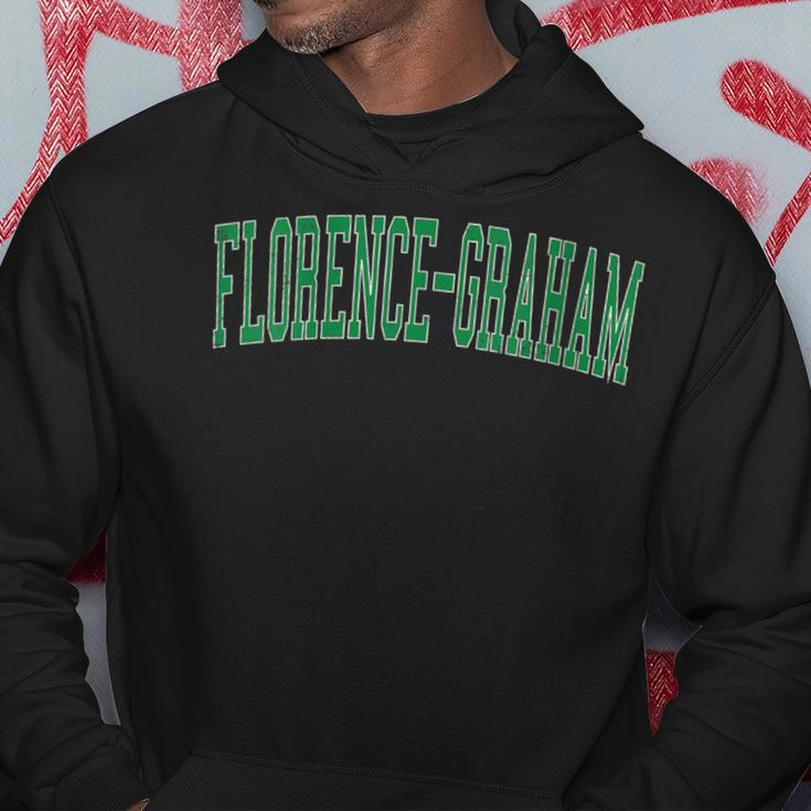 Vintage Florence-Graham Ca Distressed Green Varsity Style Hoodie Unique Gifts