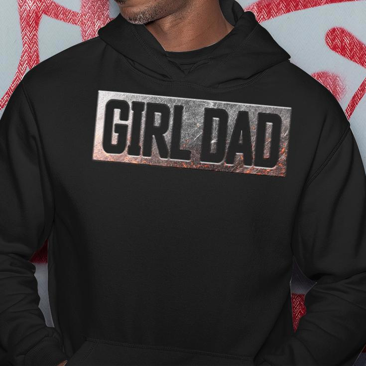 Vintage Girl Dad Proud Father Classic Fathers Day Daddy Hoodie Unique Gifts