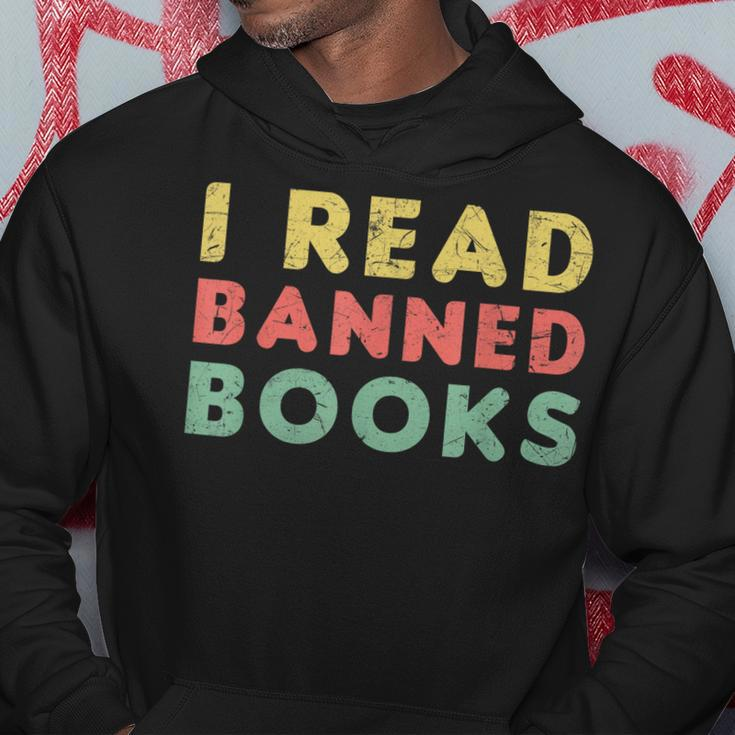 Vintage I Read Banned Books Avid Readers Hoodie Unique Gifts