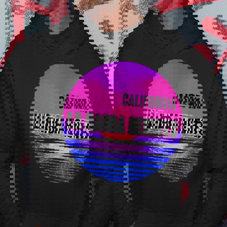 Vintage La Habra Heights Vaporwave California Hoodie Unique Gifts