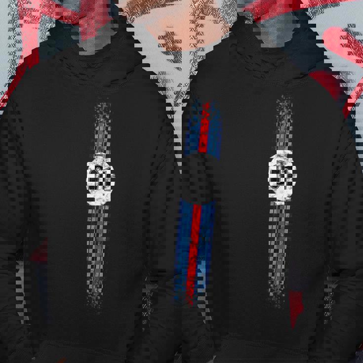 Vintage Motorsport Livery With Classic Race Car Color Stripe Hoodie Unique Gifts