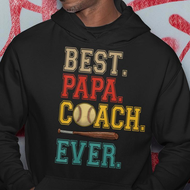 Vintage Papa Coach Ever Costume Baseball Player Coach Hoodie Unique Gifts