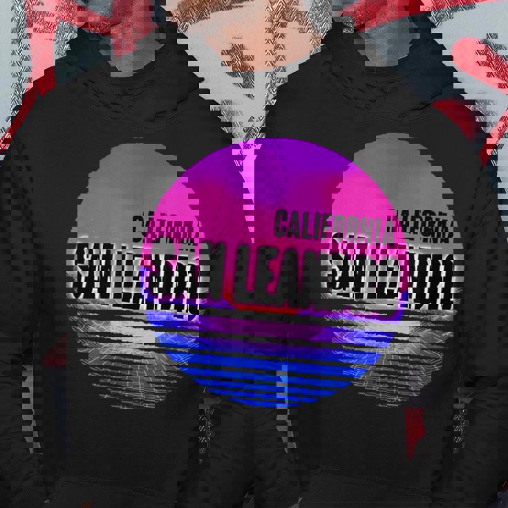 Vintage San Leandro Vaporwave California Hoodie Unique Gifts