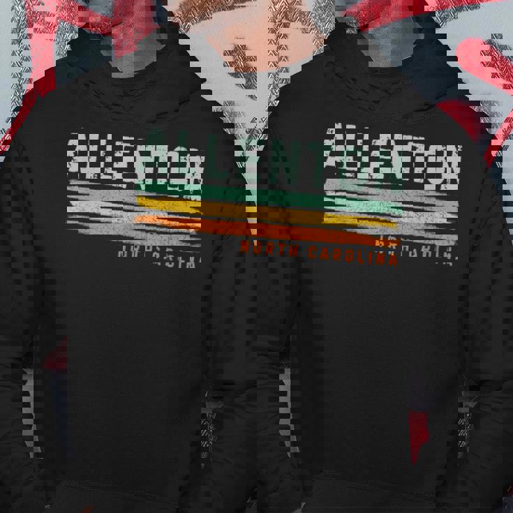 Vintage Stripes Allenton Nc Hoodie Unique Gifts