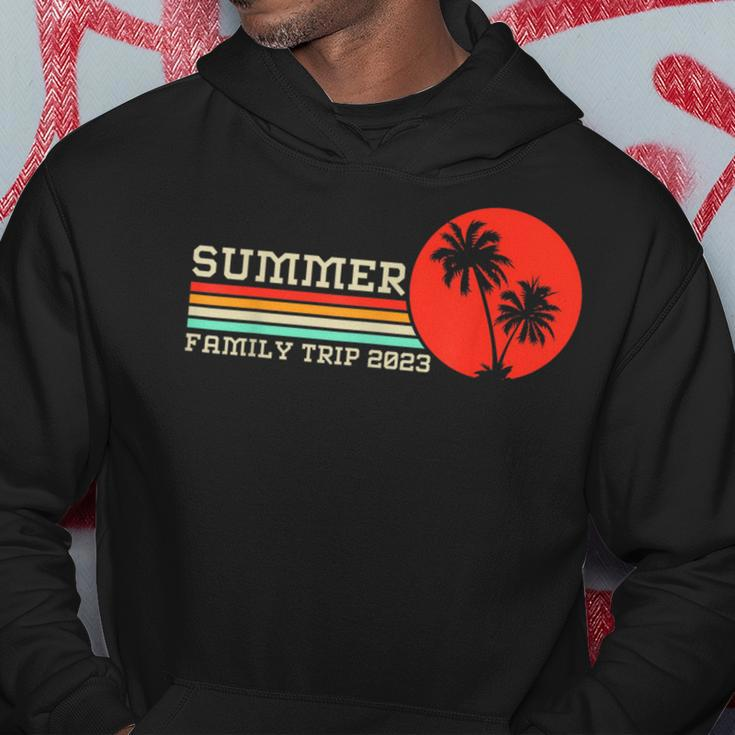Vintage Summer Family Trip 2023 Family Vacation 2023 Beach Family Vacation Funny Designs Funny Gifts Hoodie Unique Gifts