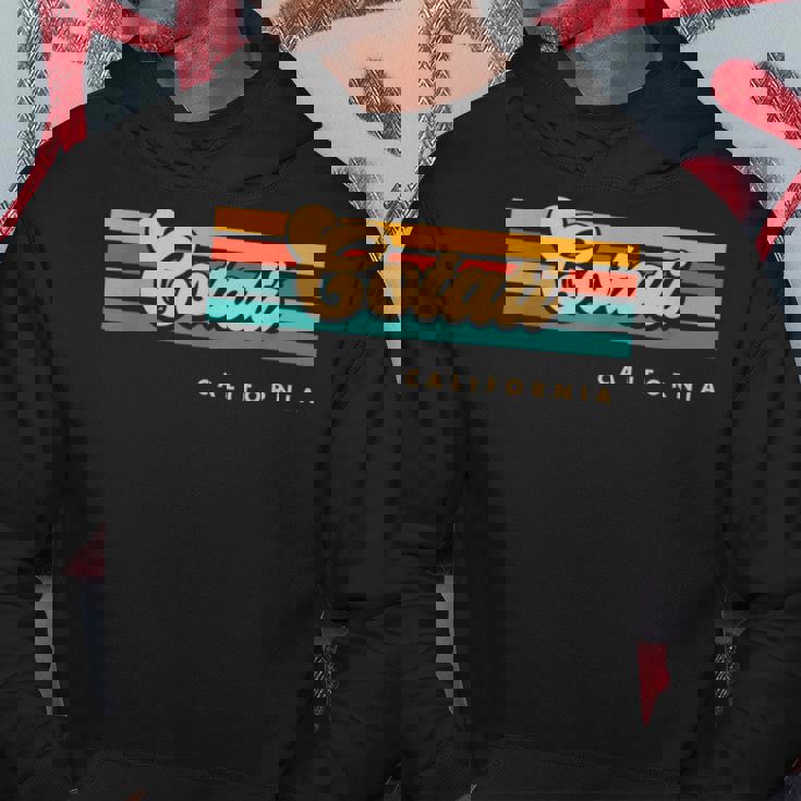 Vintage Sunset Stripes Cotati California Hoodie Unique Gifts