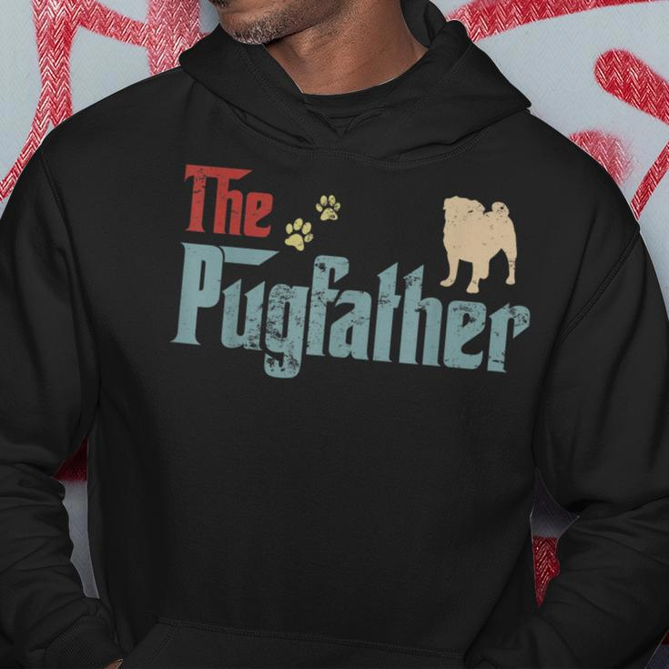 Vintage The Pugfather Matching Family Pug Lover Gifts Hoodie Unique Gifts